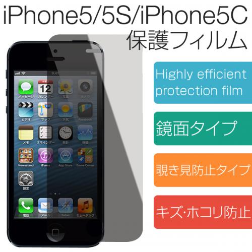 iPhone5 iPhone5s 覗き見防止フィルム　360度覗き見防止　スクリーンガード