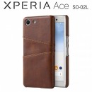 Xperia Ace SO-02L カードポケット付きハードケース