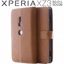 Xperia XZ3 SO-01L SOV39 アンティークレザー手帳型ケース