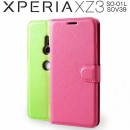 Xperia XZ3 SO-01L SOV39 レザー手帳型ケース
