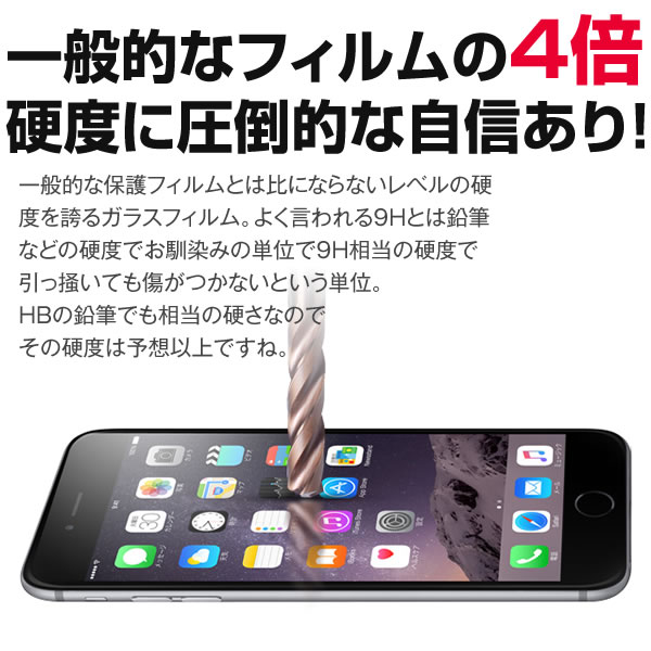 iPhone6専用アンチグレア強化ガラスフィルム