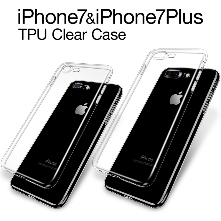 iPhone7 iPhone7Plus TPUクリアケース