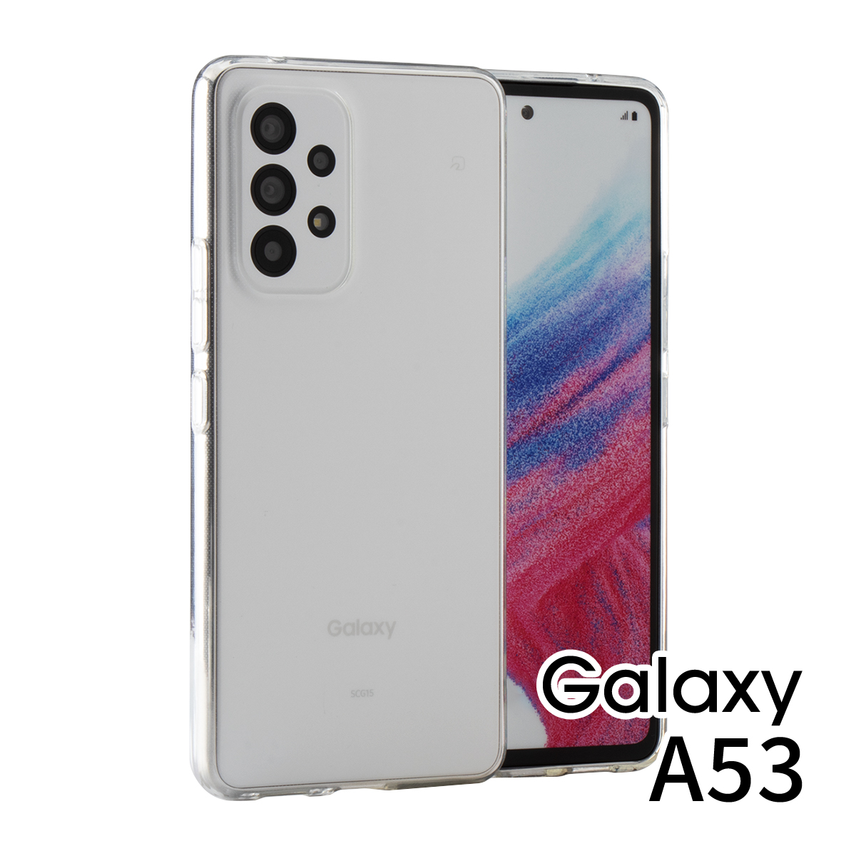 Galaxy A53 5G SC-53C SCG15 TPU クリアケース
